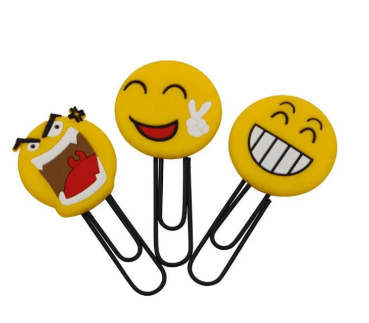 Directly Factory Custom Emoji Souvenir Pvc 3d Bookmark