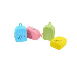 Conveniente carteira de bolsa de silicone impermeável para mulheres