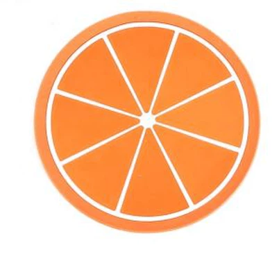 Base para copos de vidro em PVC de silicone com barra de logotipo personalizado