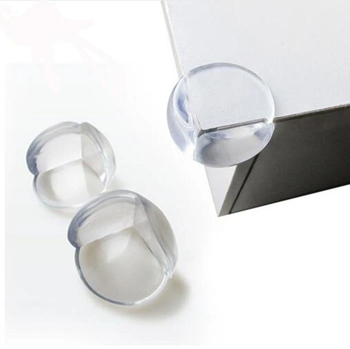 Borda da mesa adesiva de silicone transparente
