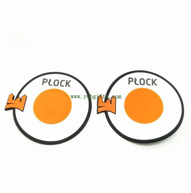 New 3D Coaster Soft Pvc Drink Coasters Rubber Pvc Cup Beer Mat