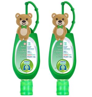 Suporte para frasco de perfume de silicone com gel desinfetante para mãos 50ml de bolso