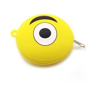 Moda Popular Jelly Wallet Silicone Coin Bolsa