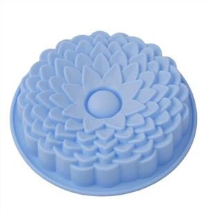 Novo design de molde de silicone para bolo de chocolate em forma de girassol