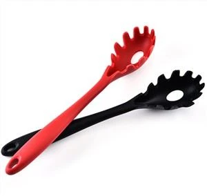 Espaguete de silicone para cozinhar macarrão colher colher de silicone para macarrão