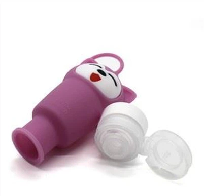 Frascos de cosméticos portáteis Frasco de silicone para viagem Frascos de armazenamento de xampu